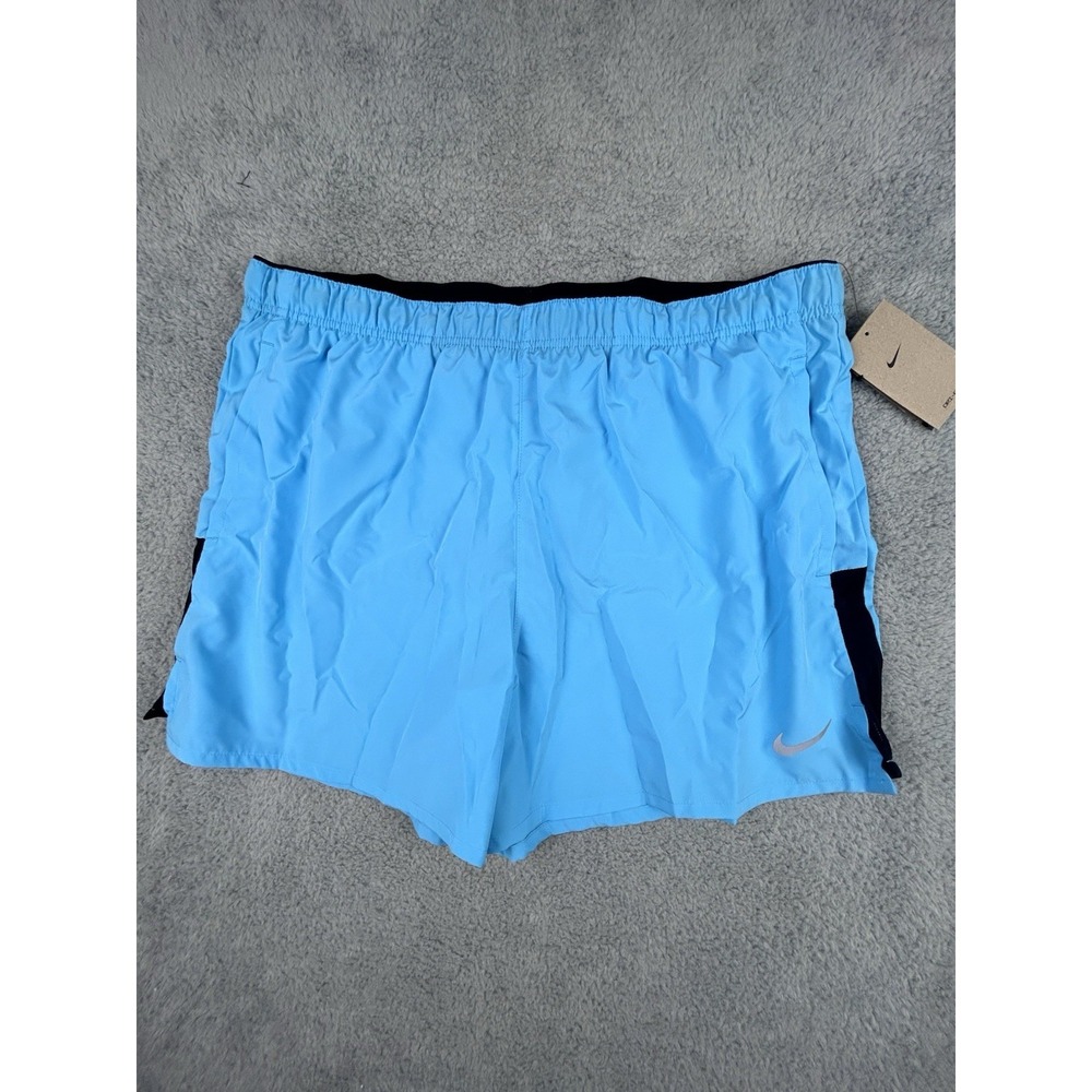 Nike Dri-FIT 5" Challenger Brief-Lined Running Shorts Mens 2XL DV9363-416 Blue